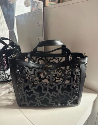 Bolso Tous Negro Transparente