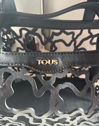 Bolso Tous Negro Transparente