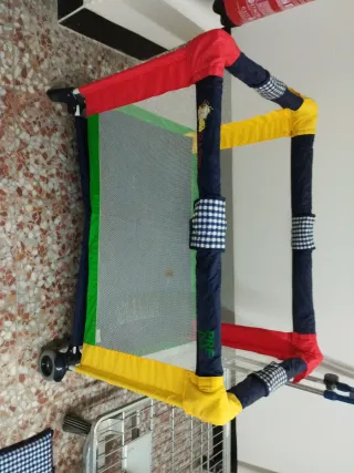 Cuna plegable con colchón