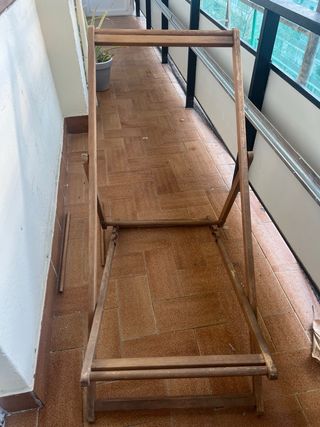 Estructura tumbona / hamaca de madera