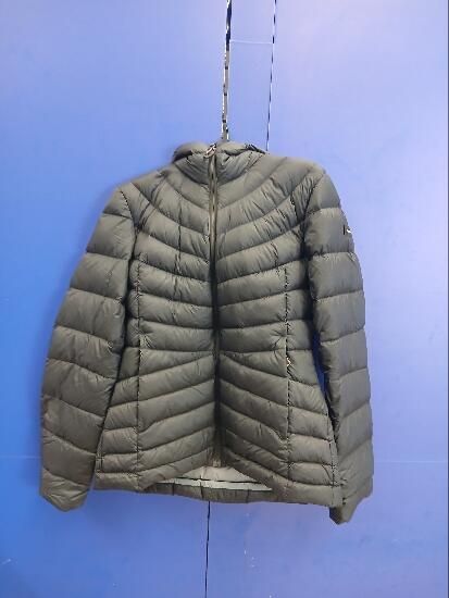 Plumífero de montaña y trekking con capucha Mujer Forclaz