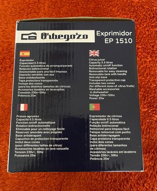 Exprimidor Orbegozo EP 1510 Nuevo