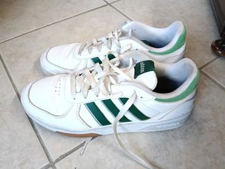 Adidas Scarpe Uomo Tg 41.5 Bianche/Verde