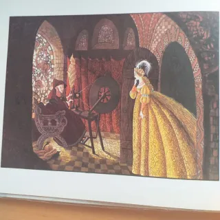 Libro La Bella Durmiente Grimm Ilustración Le Cain