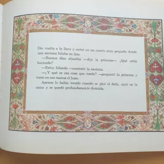 Libro La Bella Durmiente Grimm Ilustración Le Cain