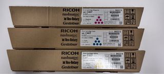 Cartuchos de Tinta Ricoh MP C407 (Magenta, Cyan, A