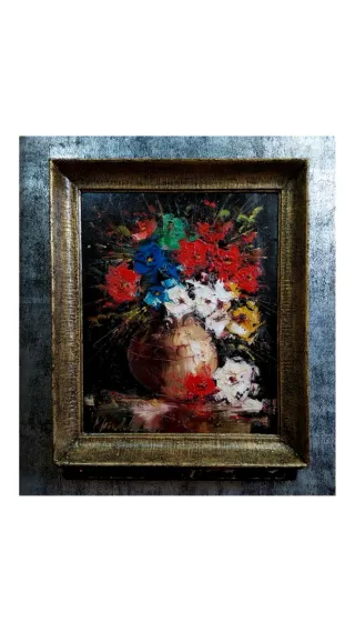 MONTERO OLEO CUADRO ANTIQUE № 252