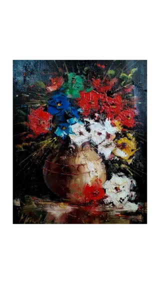 MONTERO OLEO CUADRO ANTIQUE № 252