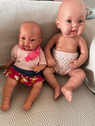 Muñecas Miyo y Antonio Juan realistas