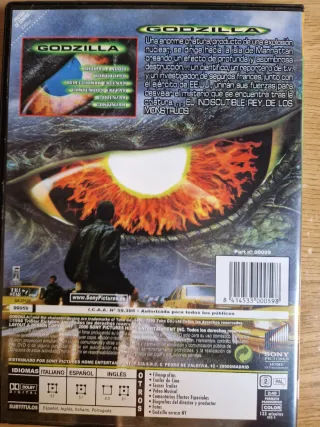 DVD Godzilla (Acción/Ciencia Ficción)