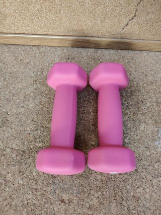 Par de mancuernas de neopreno 1kg