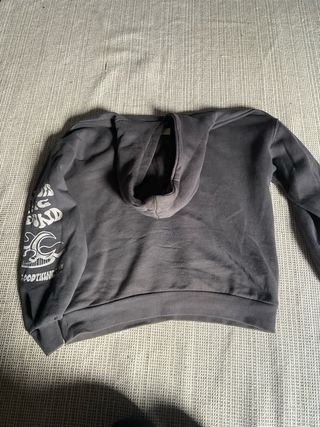 Sudadera Pull&Bear mariposa gris