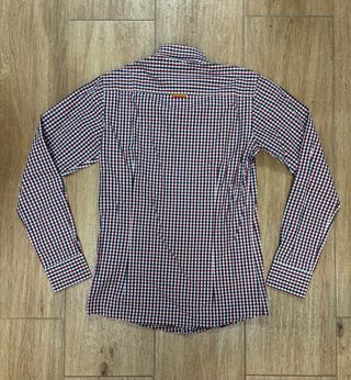 Camisa Spagnolo cuadros azul y rojo