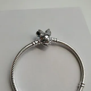 Pulsera cadena serpiente Minnie Disney