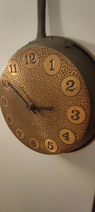 Orologio da parete in rame