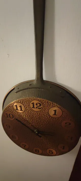 Orologio da parete in rame