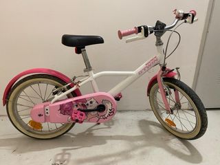 Bicicleta Infantil Niña Rosa Twin