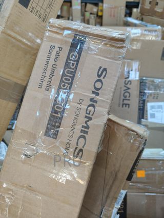 Sombrilla rectangular para balcón - Songmics