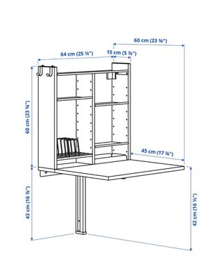 Mesa abatible Norberg