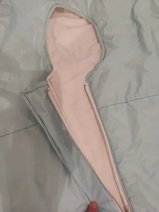 Saco de dormir azul claro