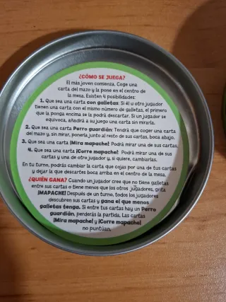 Juego de cartas Mapache Ladrón de Galletas