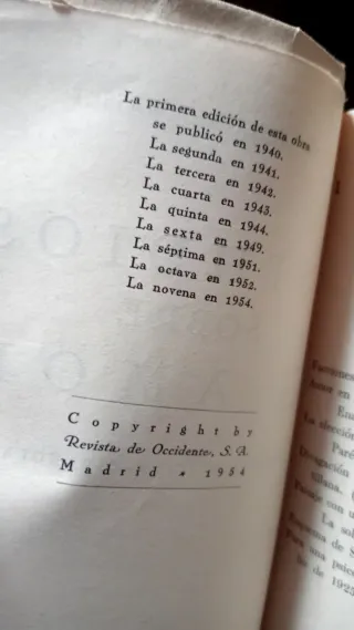 Estudios sobre el amor. Ortega y Gasset