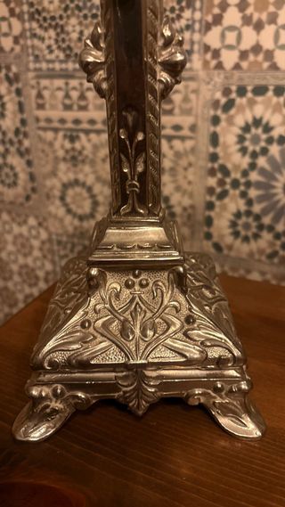 Crucifijo Metálico Estilo Gótico 35cm