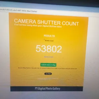 Cámara Nikon D7200 Negra