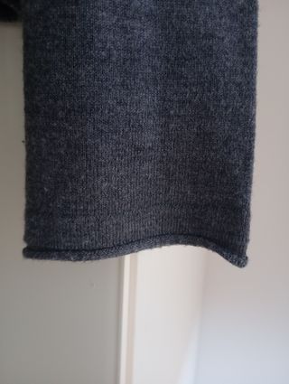 Jersey punto fino gris marengo Stradivarius S