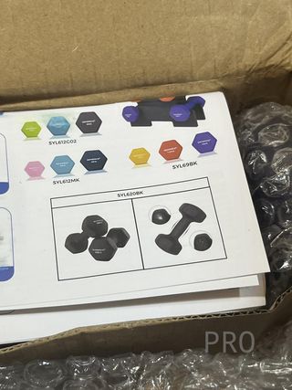 Mancuernas 1kg x 2 SONGMICS