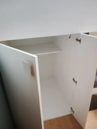 Litera tren gris y blanca