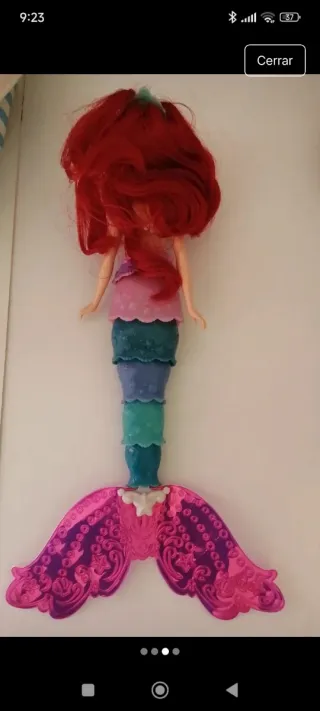 Muñeca Sirenita Ariel Arcoíris