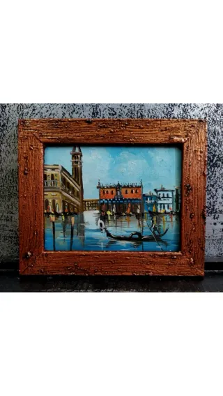 VENECIA OLEO CUADRO ANTIQUE № 226