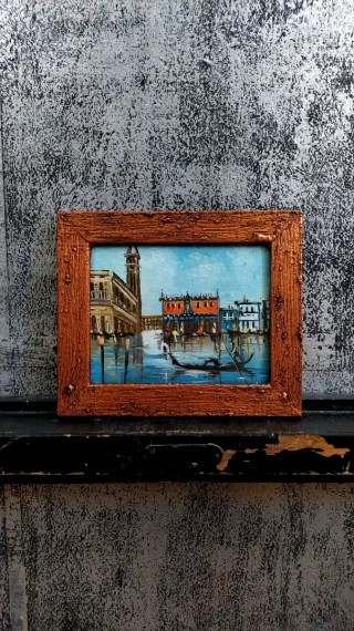 VENECIA OLEO CUADRO ANTIQUE № 226