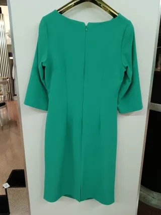 Vestido verde elegante para fiesta