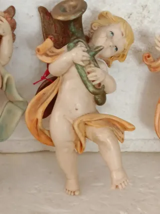 Set 4 Angeli Presepe Musicali