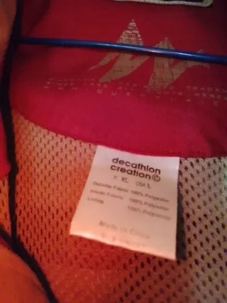 Anorak Granate Talla XXL