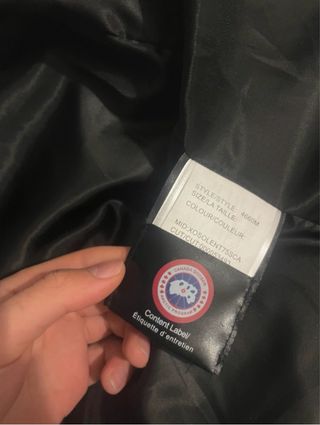 Giubbotto Canada Goose Nero