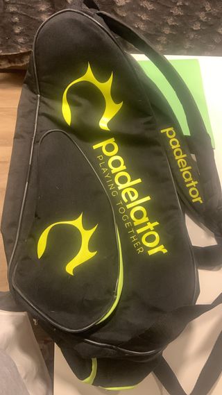 Paletero Padelator Negro y Amarillo