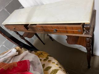 Mobile ingresso marmo e legno