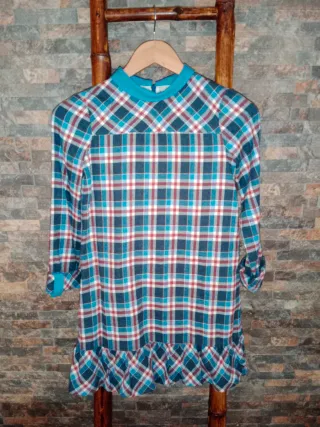 Vestido de cuadros Ñaco talla 12