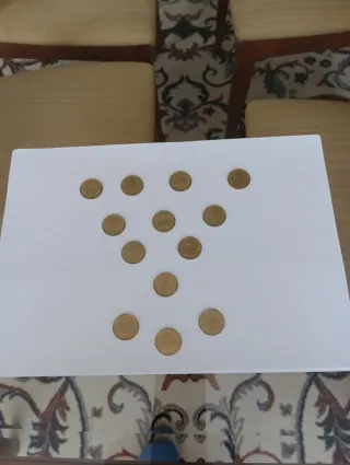 13 Monedas antiguas de peseta