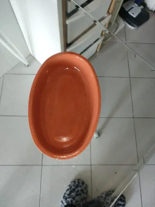 Pirofila ovale terracotta