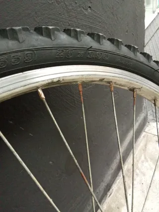 Rueda Bicicleta 26 Aluminio