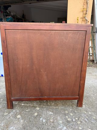 Mobile in legno con 4 cassetti e cestini