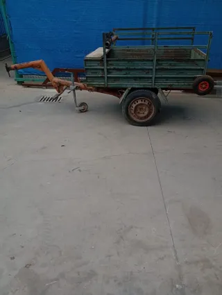 Remolque basculante para motocultor