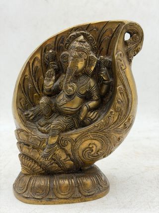Figura Antigua Ganesha Bronce