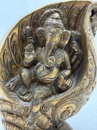 Figura Antigua Ganesha Bronce