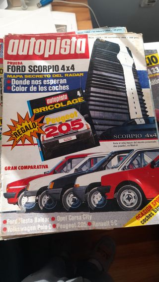 Revista Autopista año 1985
