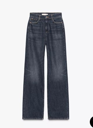 Pantalón Zara Azul Talla